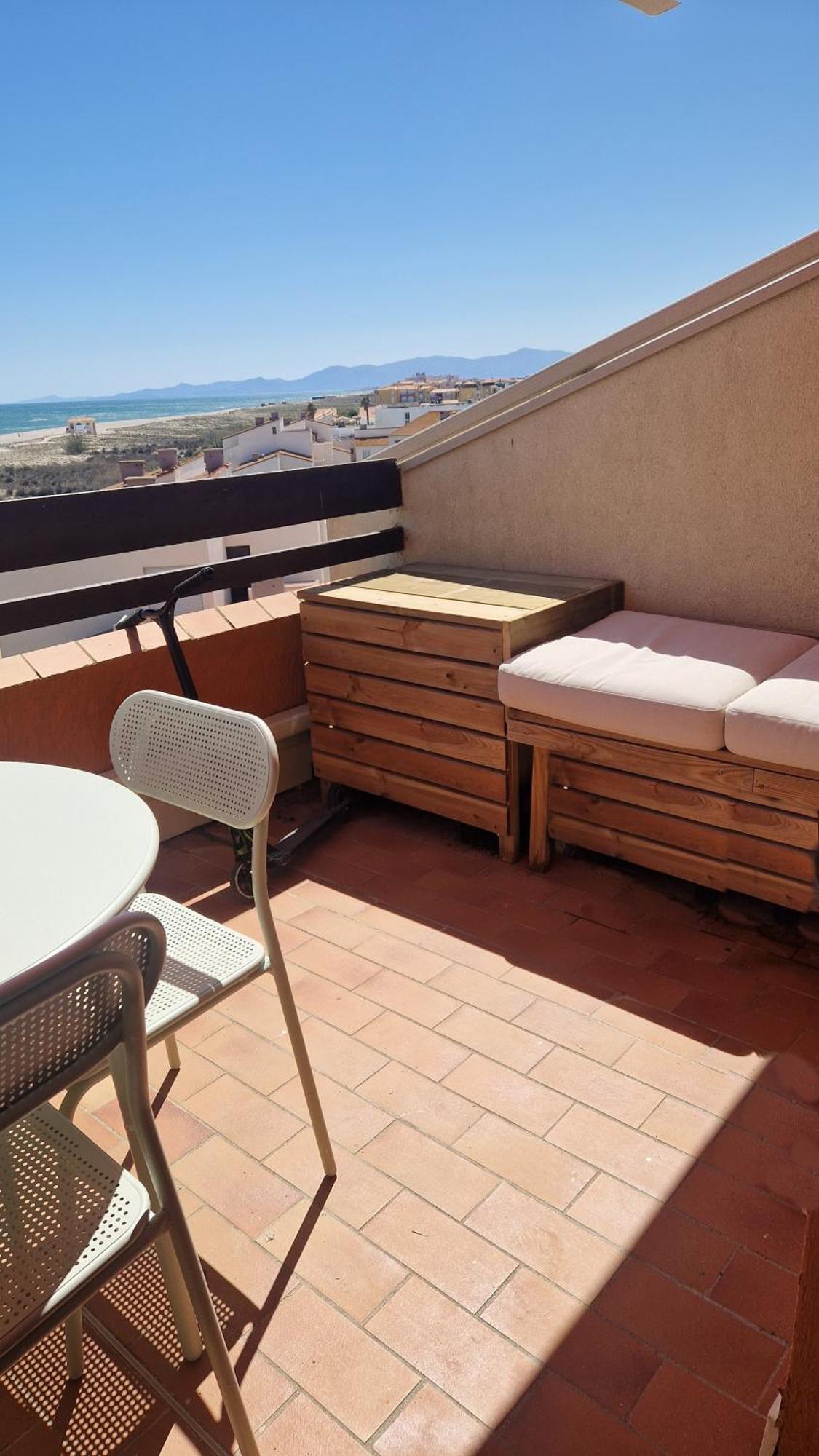 Appt T1 Bis, Terrasse Face Mer, Renove, Climatise Leucate Exteriör bild